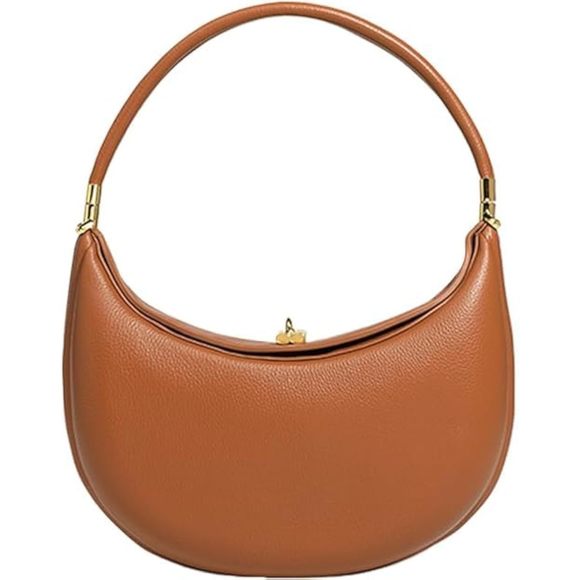 Pu Leather Crescent Crossbody Purses Luna Bag 4 In 1 Cute Shoulder :< - Picture 1 of 8